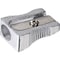 Oic Aluminum Pencil Sharpener, 3/8", 4/PK, Metallic Silver PK OIC30218 - alternate 2